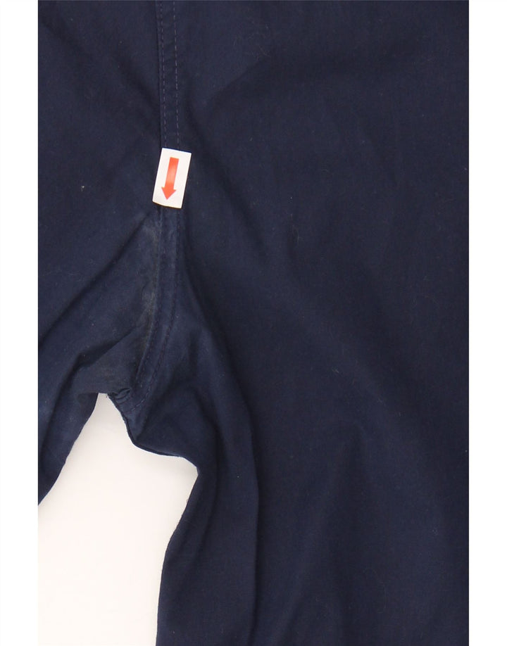 TOMMY HILFIGER Mens Slim Fit Shirt Small Navy Blue Cotton Vintage Tommy Hilfiger and Second-Hand Tommy Hilfiger from Messina Hembry 