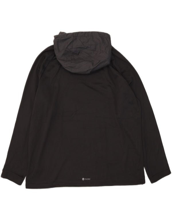 Adidas Mens Aeroready Hoodie Jumper 2XL Black Polyester