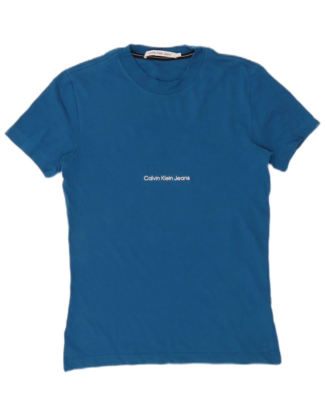 Calvin Klein Jeans Mens Graphic T-Shirt Top Small Blue