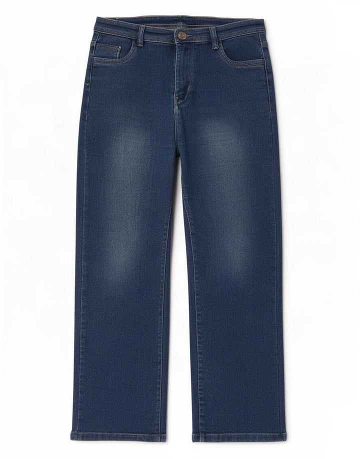 Zara Womens Straight Jeans W32 L25 Blue