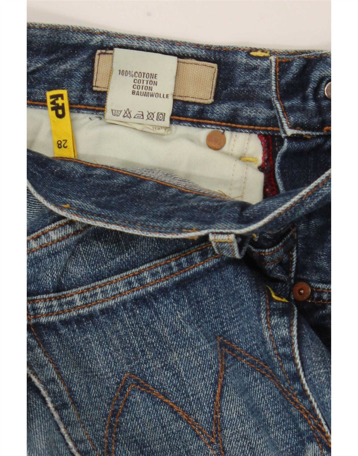 Meltin' Pot Womens Straight Jeans  W28 L28 Blue Cotton
