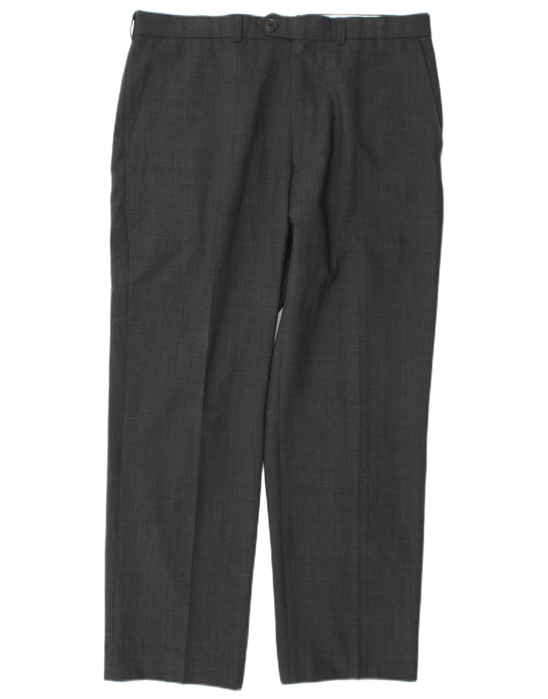 Marks & Spencer Mens Suit Trousers W34 L29 Grey Polyester