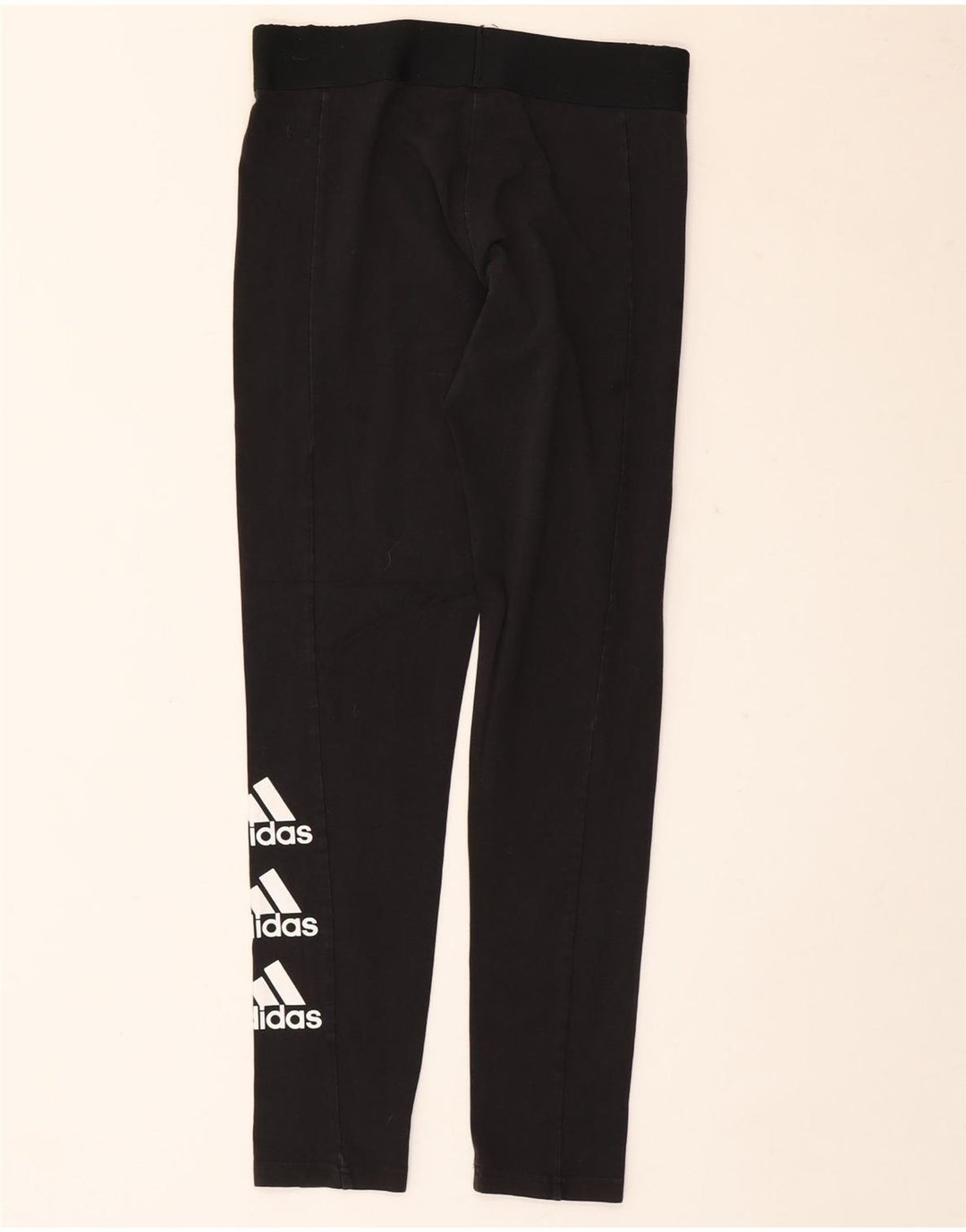 Adidas Womens Graphic Leggings UK 12/14 Medium  Black
