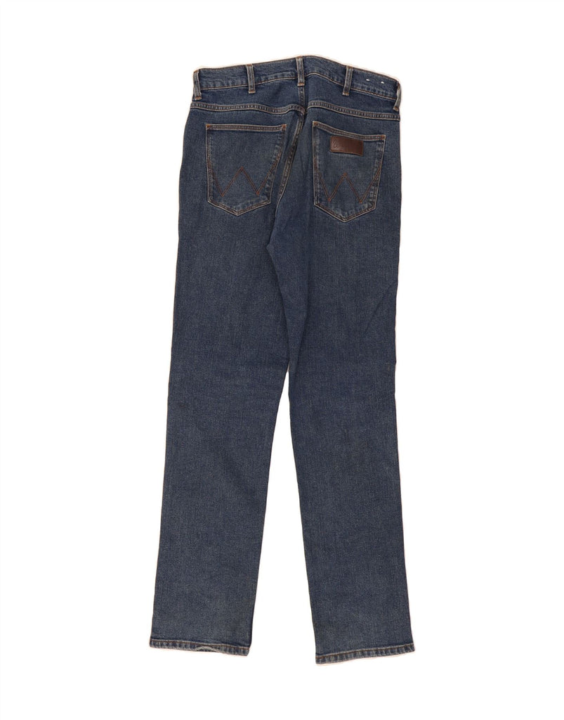 WRANGLER Mens Greensboro Slim Jeans W33 L34 Navy Blue Cotton Vintage Wrangler and Second-Hand Wrangler from Messina Hembry 