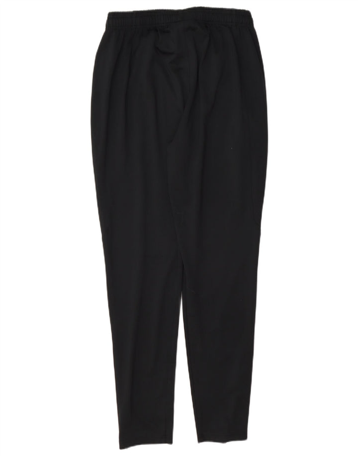 Under Armour Mens Fitted Tracksuit Trousers Medium Navy Blue Polyester