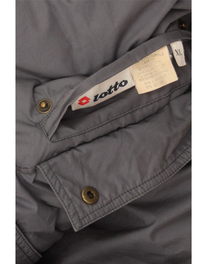 Lotto Mens Reversible Padded Jacket UK 42 XL Grey Polyester