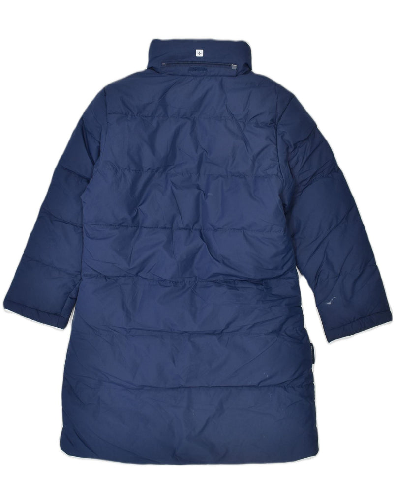 MOUNTAIN WAREHOUSE Girls Padded Coat 9-10 Years Navy Blue Polyester | Vintage | Thrift | Second-Hand | Used Clothing | Messina Hembry 