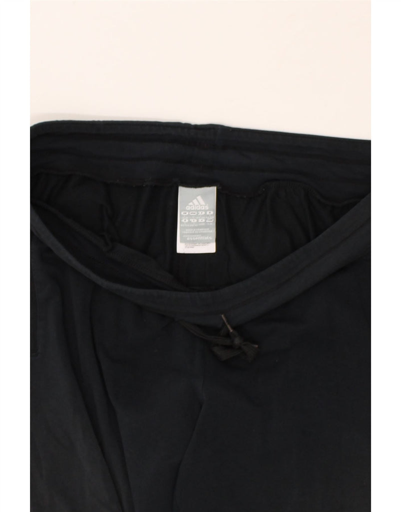 ADIDAS Womens Capri Tracksuit Trousers Joggers UK 16/18 Large Navy Blue | Vintage Adidas | Thrift | Second-Hand Adidas | Used Clothing | Messina Hembry 