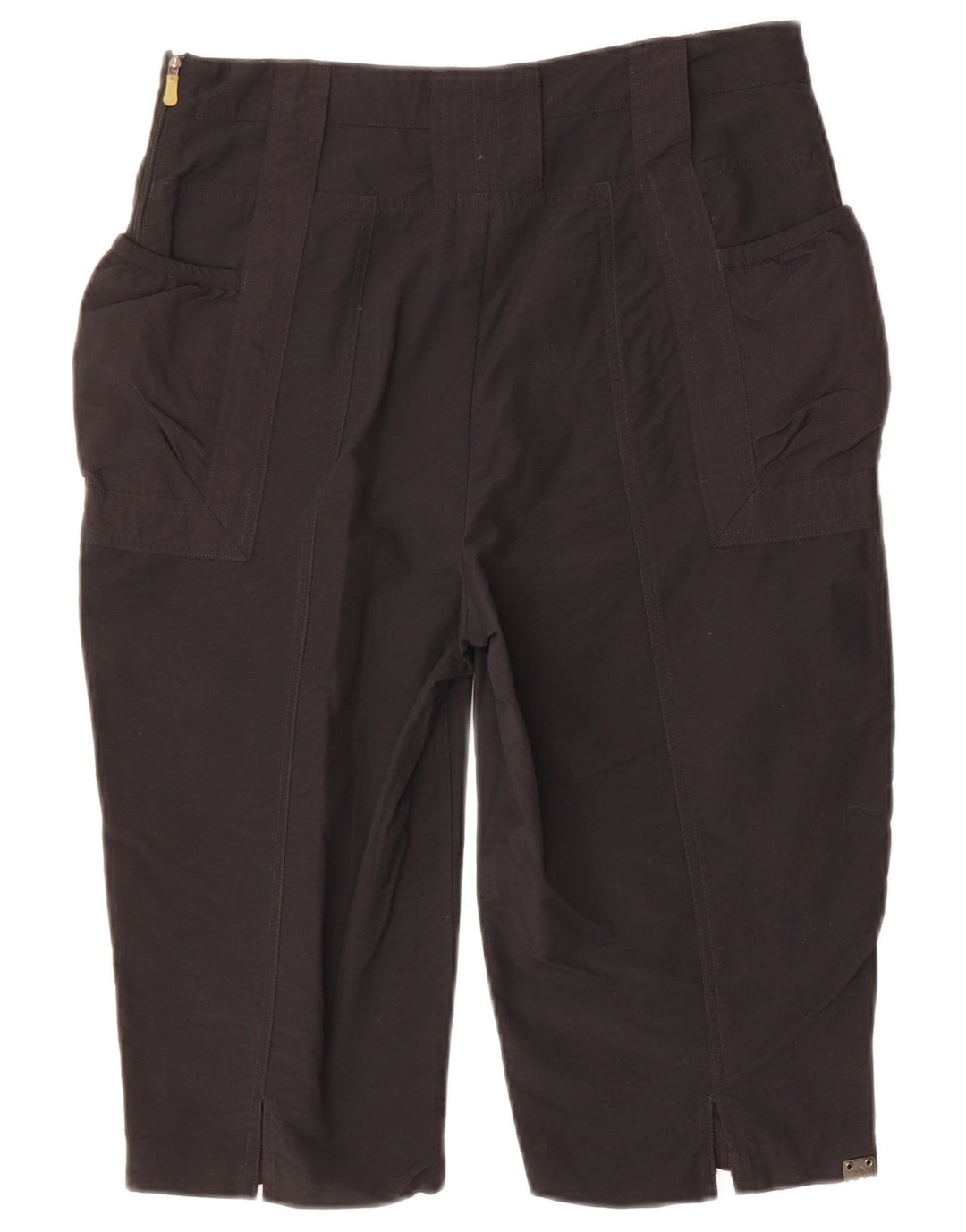 ADIDAS Womens Casual Shorts UK 10 Small W30 Black Polyamide