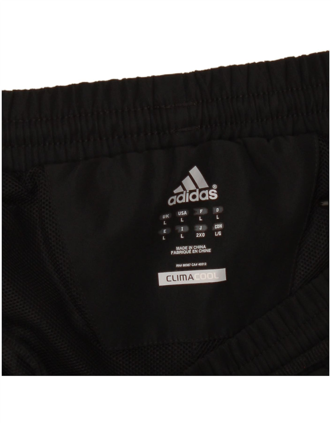 Adidas Womens Climacool Crop Tracksuit Trousers UK 16 Large  Black