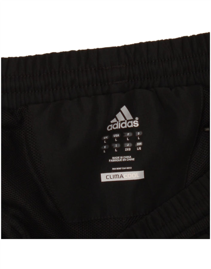 Adidas Womens Climacool Crop Tracksuit Trousers UK 16 Large  Black