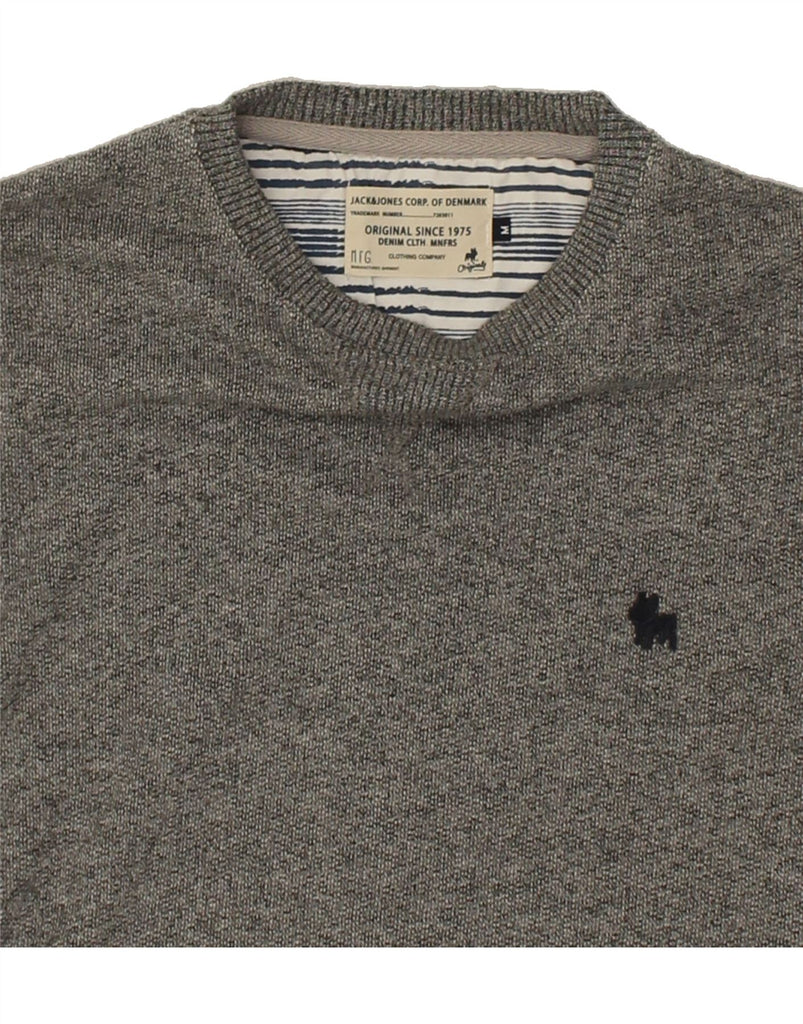 JACK & JONES Mens Sweatshirt Jumper Medium Grey Cotton | Vintage Jack & Jones | Thrift | Second-Hand Jack & Jones | Used Clothing | Messina Hembry 