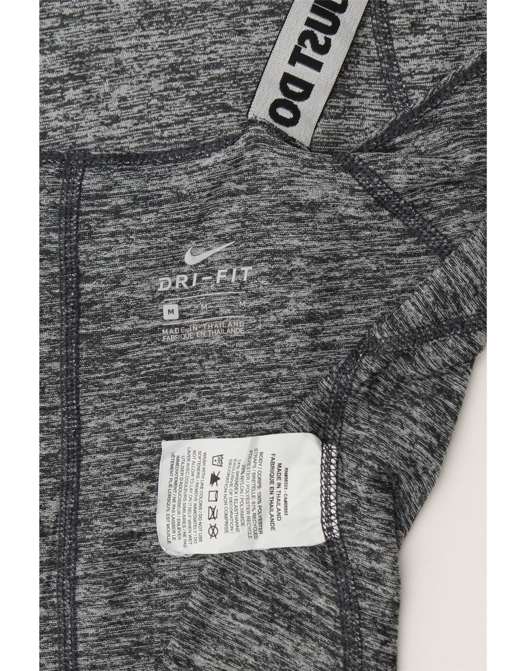 NIKE Girls Vest Top 10-11 Years Medium Grey Polyester Vintage Nike and Second-Hand Nike from Messina Hembry 