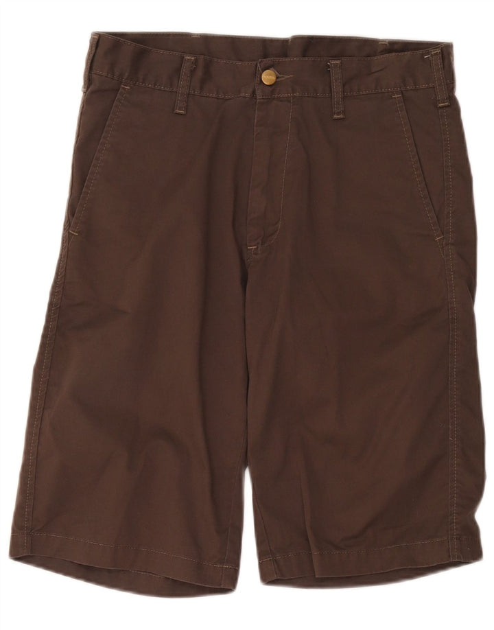 Carhartt Mens Regular Chino Shorts W32 Medium Brown Polyester