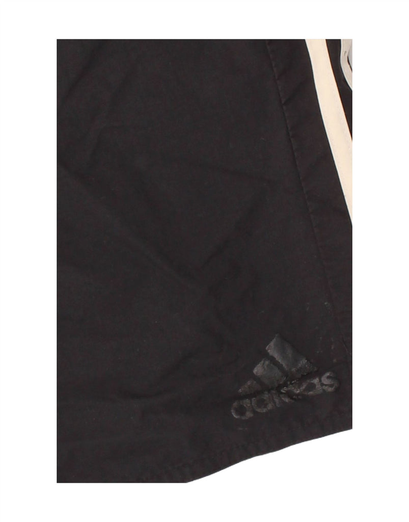 ADIDAS Mens Sport Shorts Medium Black Nylon Vintage Adidas and Second-Hand Adidas from Messina Hembry 