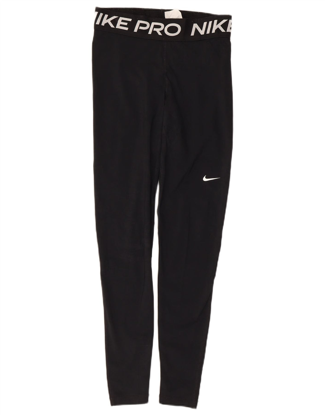 Nike Womens Graphic Leggings UK 8 Small  Black Polyester