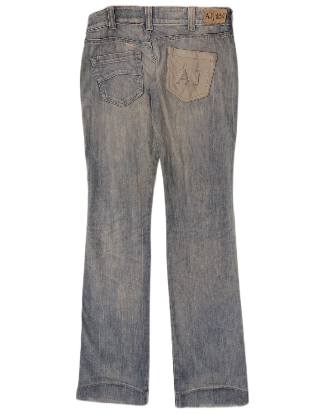Armani Womens Straight Jeans W26 L34 Blue