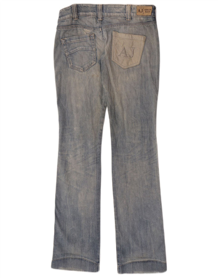 Armani Womens Straight Jeans W26 L34 Blue
