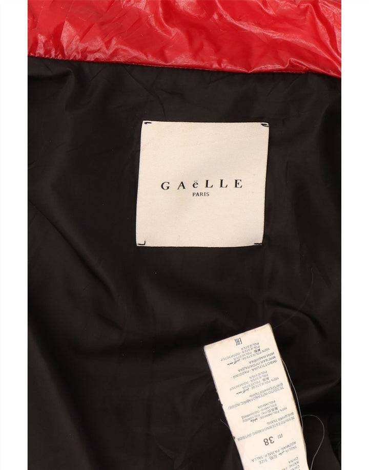 Gaelle Womens Loose Fit Padded Jacket IT 38 XS Red Colourblock Polyester