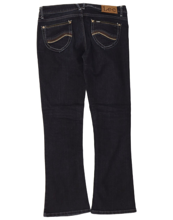 Lee Womens Bootcut Jeans W30 L30 Navy Blue Cotton