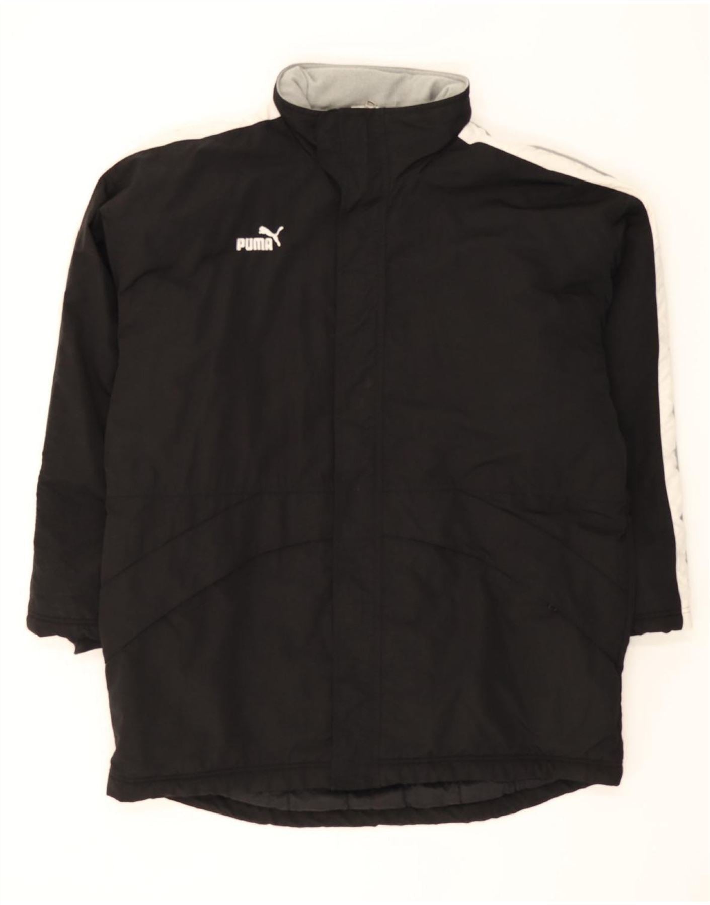 PUMA Mens Loose Fit Windbreaker Jacket UK 40 Large Black