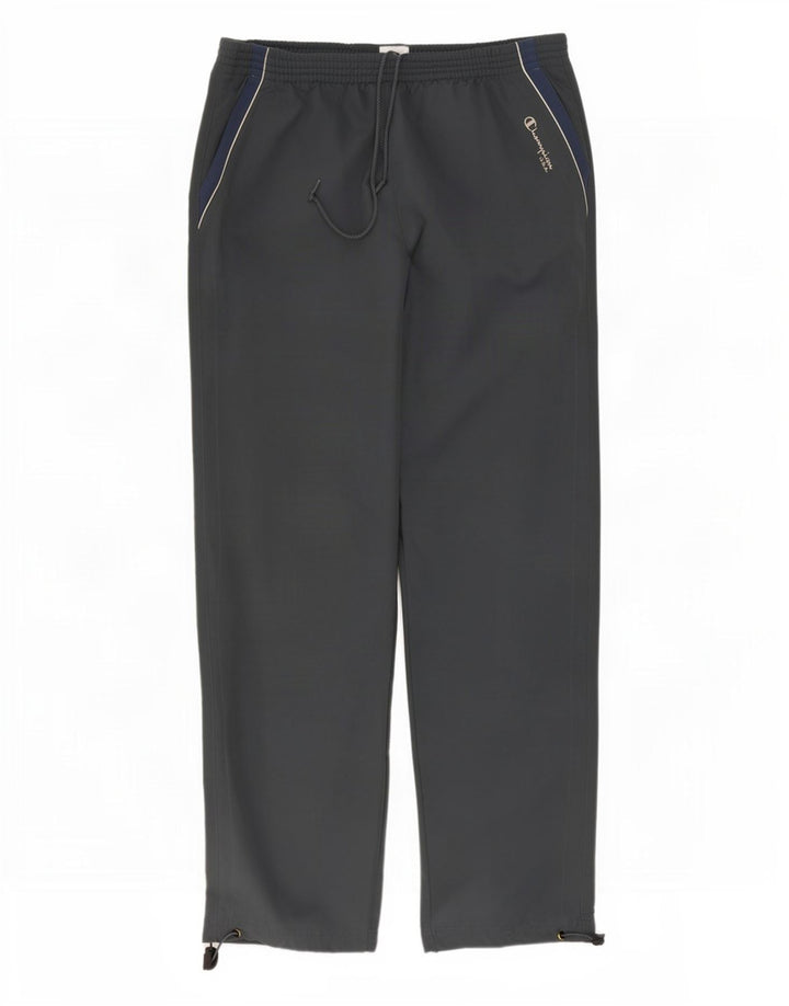 Champion Mens Tracksuit Trousers Large Grey Colourblock