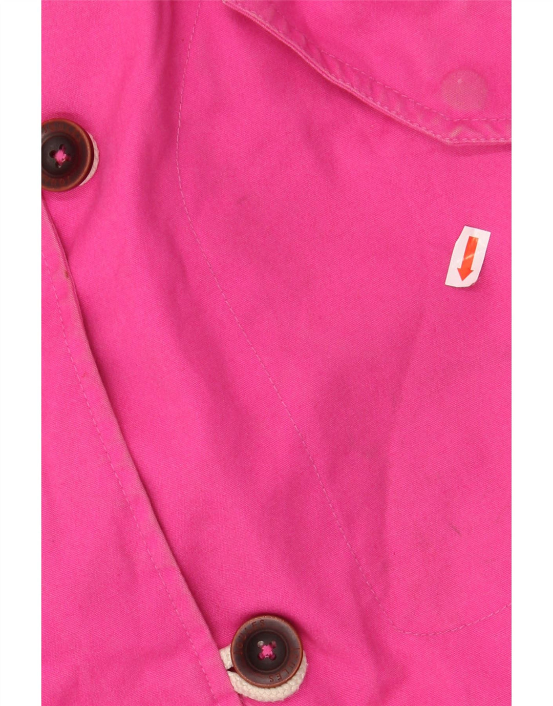 JOULES Womens Hooded Rain Jacket UK 18 XL Pink Cotton