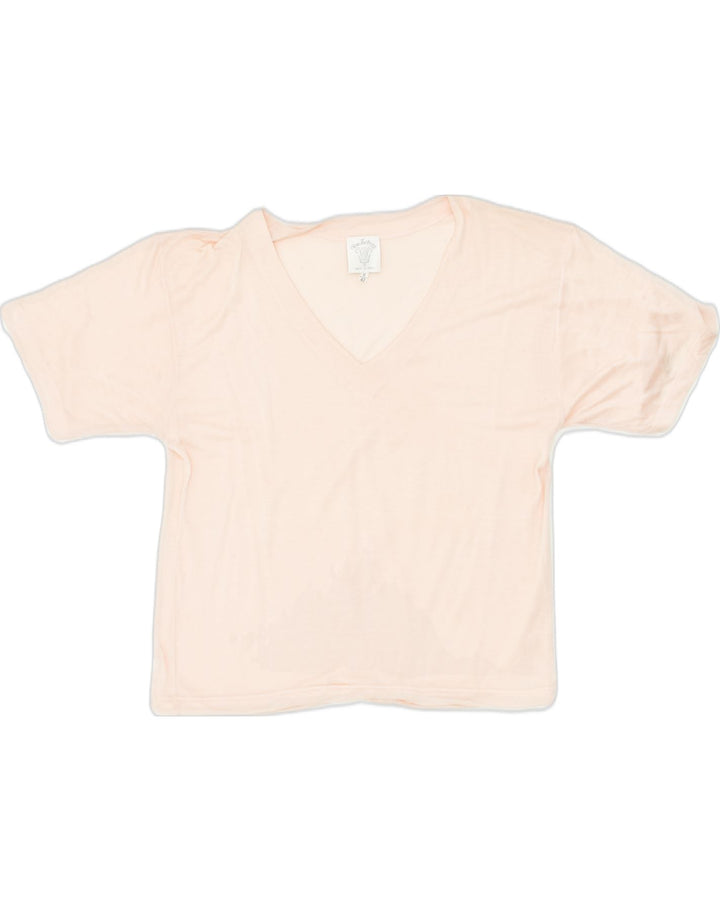 VINTAGE Womens Blouse Top IT 42 Medium Pink Cotton | Vintage Vintage | Thrift | Second-Hand Vintage | Used Clothing | Messina Hembry 