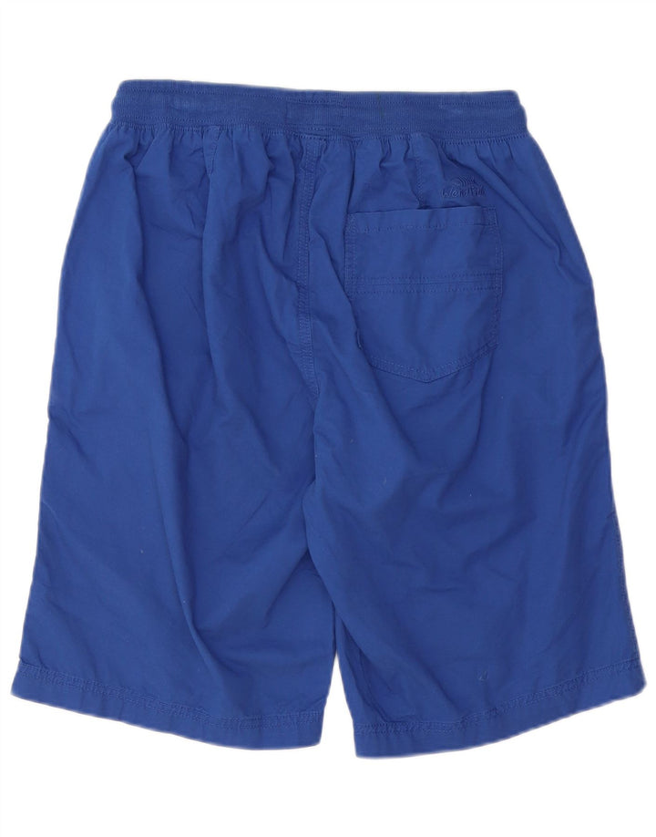 Weird Fish Mens Chino Shorts W32 Medium Blue Cotton