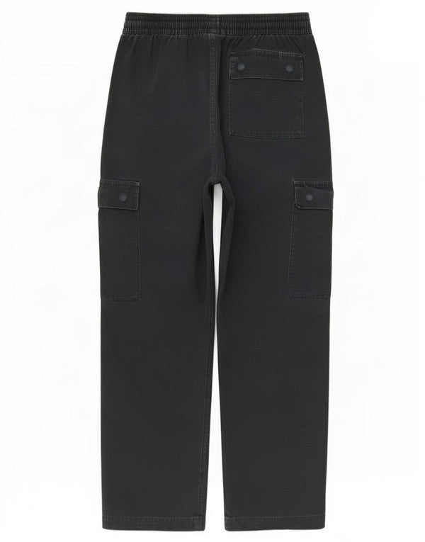 Nike Mens Straight Cargo Trousers Medium W30 L28 Navy Blue Striped Cotton
