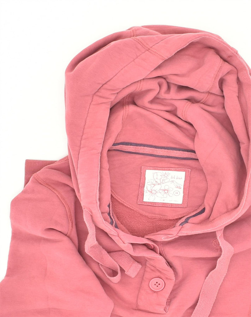 FAT FACE Womens Hoodie Jumper UK 10 Small Pink Cotton | Vintage Fat Face | Thrift | Second-Hand Fat Face | Used Clothing | Messina Hembry 