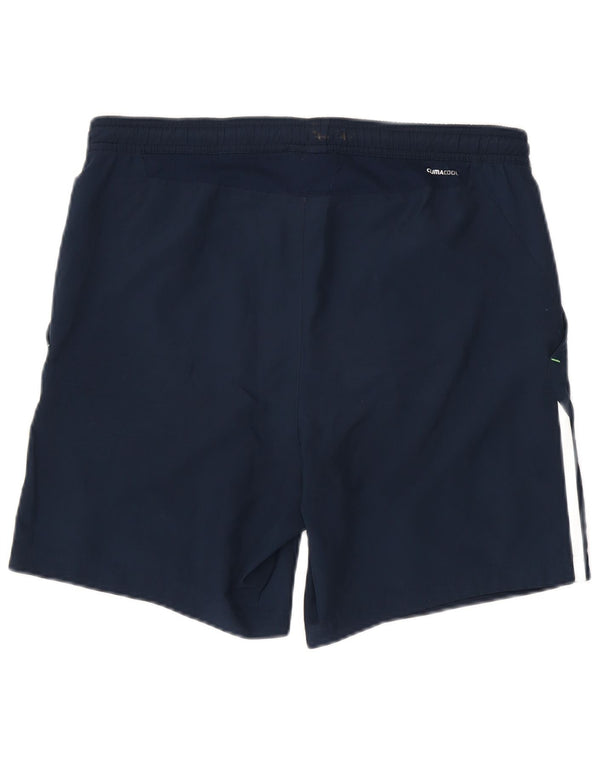 Adidas Mens Climacool Sport Shorts Medium  Navy Blue Polyester