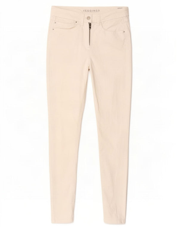 Marks & Spencer Womens Jegging Jeans UK 10 Small W28 L30 White Cotton