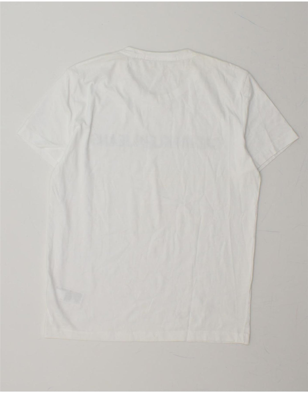 CALVIN KLEIN JEANS Mens Graphic T-Shirt Top Medium White Cotton Vintage Calvin Klein Jeans and Second-Hand Calvin Klein Jeans from Messina Hembry 