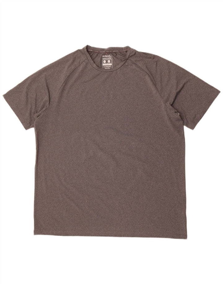Mountain Warehouse Mens T-Shirt Top 2XL Grey Polyester