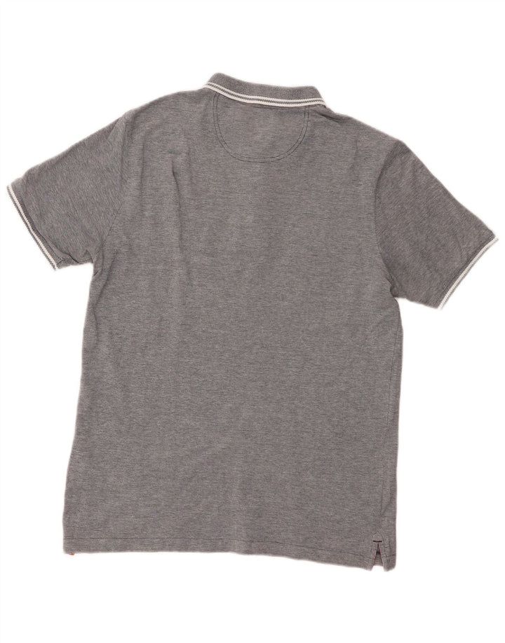 Dack's Mens Polo Shirt Medium Grey Cotton