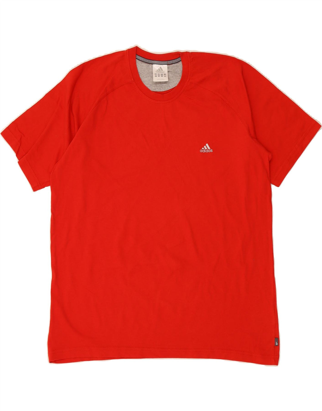 ADIDAS Mens T-Shirt Top XL Red Cotton Vintage Adidas and Second-Hand Adidas from Messina Hembry 