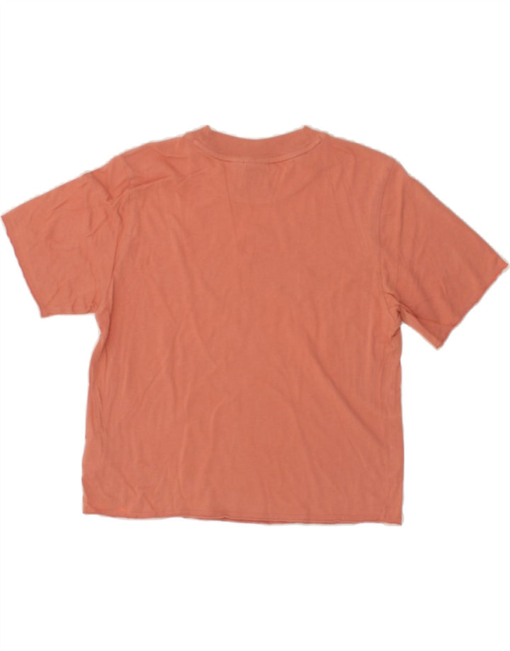 ADIDAS Womens Graphic T-Shirt Top UK 6 XS  Orange Cotton | Vintage Adidas | Thrift | Second-Hand Adidas | Used Clothing | Messina Hembry 
