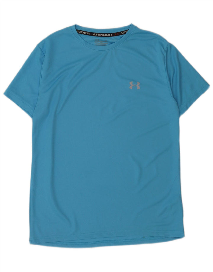 Under Armour Mens T-Shirt Top Small Blue Cotton