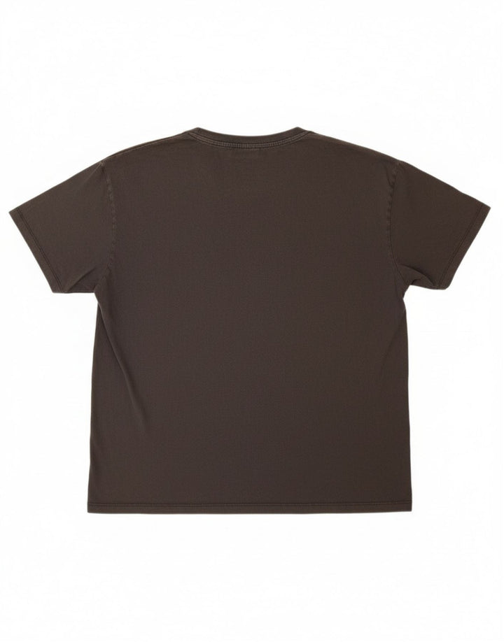 Pull & Bear Mens Guns & Roses Graphic T-Shirt Top Large Grey Cotton