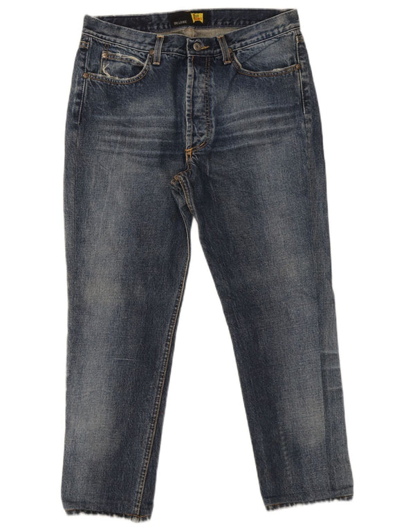 Roy Rogers Mens De Luxe Cropped Jeans IT 48 Medium W34 L26 Blue Cotton