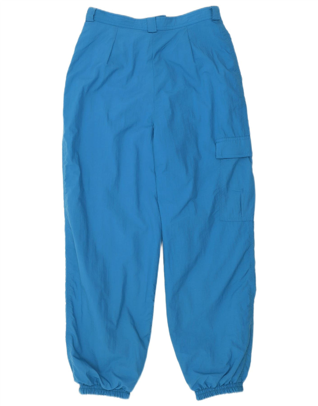 RODEO Womens Joggers Cargo Trousers IT 40 Small W28 L28 Blue Nylon