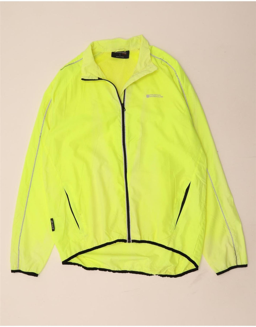 Mountain Warehouse Mens Tracksuit Top Jacket UK 40 Large Green Polyester