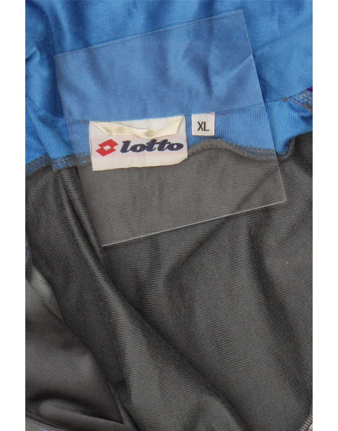 Lotto Mens Graphic Tracksuit Top Jacket XL Grey Colourblock