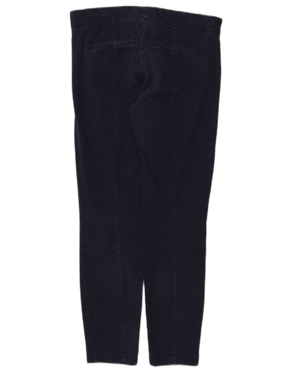 Gap Womens Skinny Casual Trousers UK 8 Small W30 L26 Navy Blue Cotton