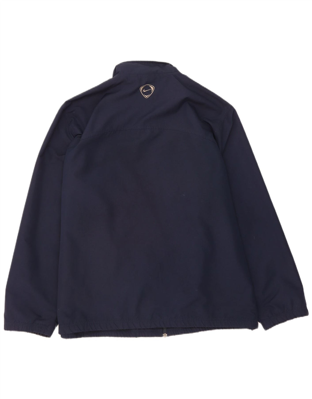 NIKE Mens Windbreaker Jacket UK 44/46 XL Navy Blue Polyester
