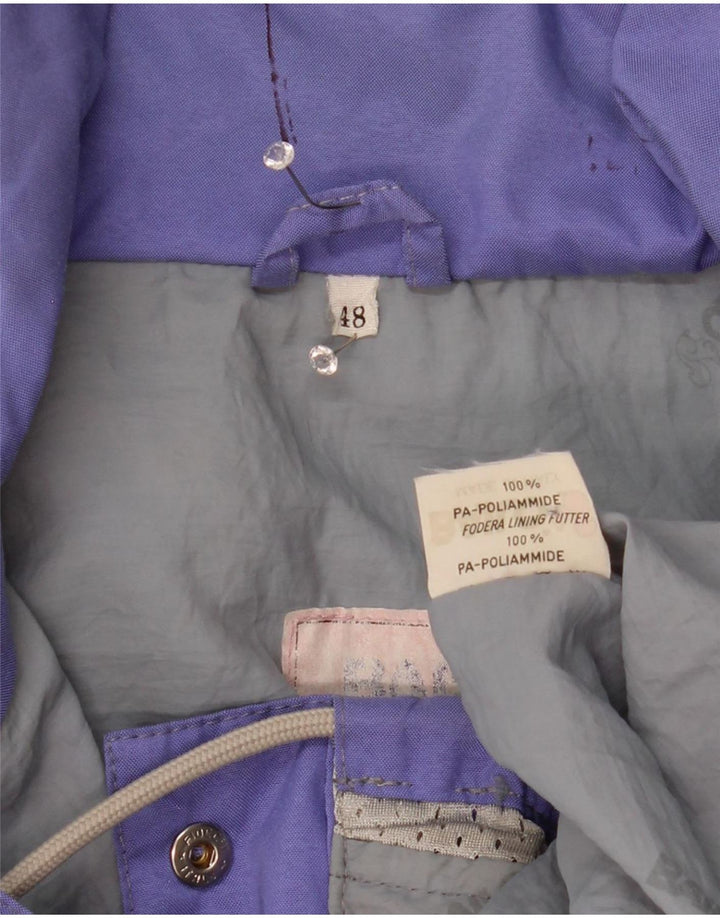 Bailo Mens Windbreaker Jacket IT 48 Medium Purple Polyamide