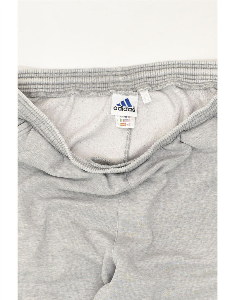 ADIDAS Mens Tracksuit Trousers XL Grey Cotton | Vintage Adidas | Thrift | Second-Hand Adidas | Used Clothing | Messina Hembry 