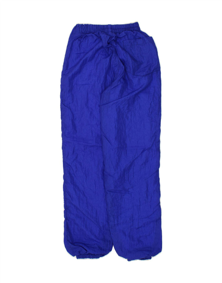 VINTAGE Mens Tracksuit Trousers Joggers Small Blue Polyamide Vintage Vintage and Second-Hand Vintage from Messina Hembry 