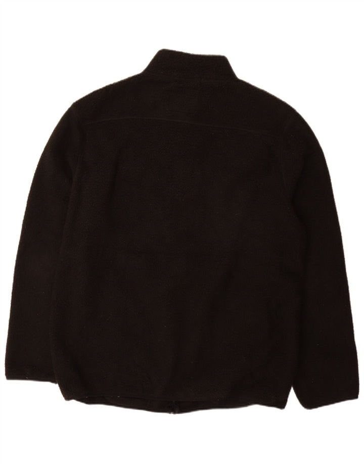 WEIRD FISH Mens Fleece Jacket UK 42 XL Black Polyester